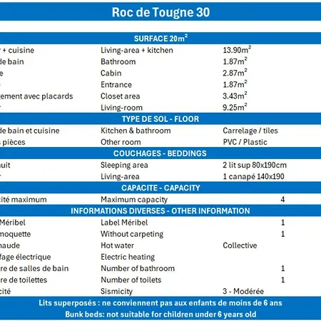 Appartement Résidence Roc De Tougne